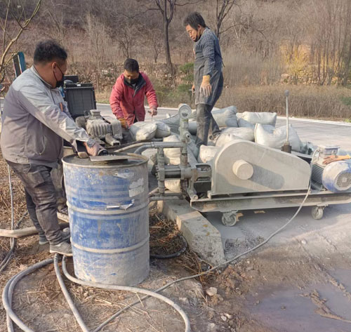 忠县路面下沉注浆